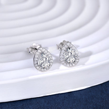 [Amore]Luxurious Water Drop Shape Earrings