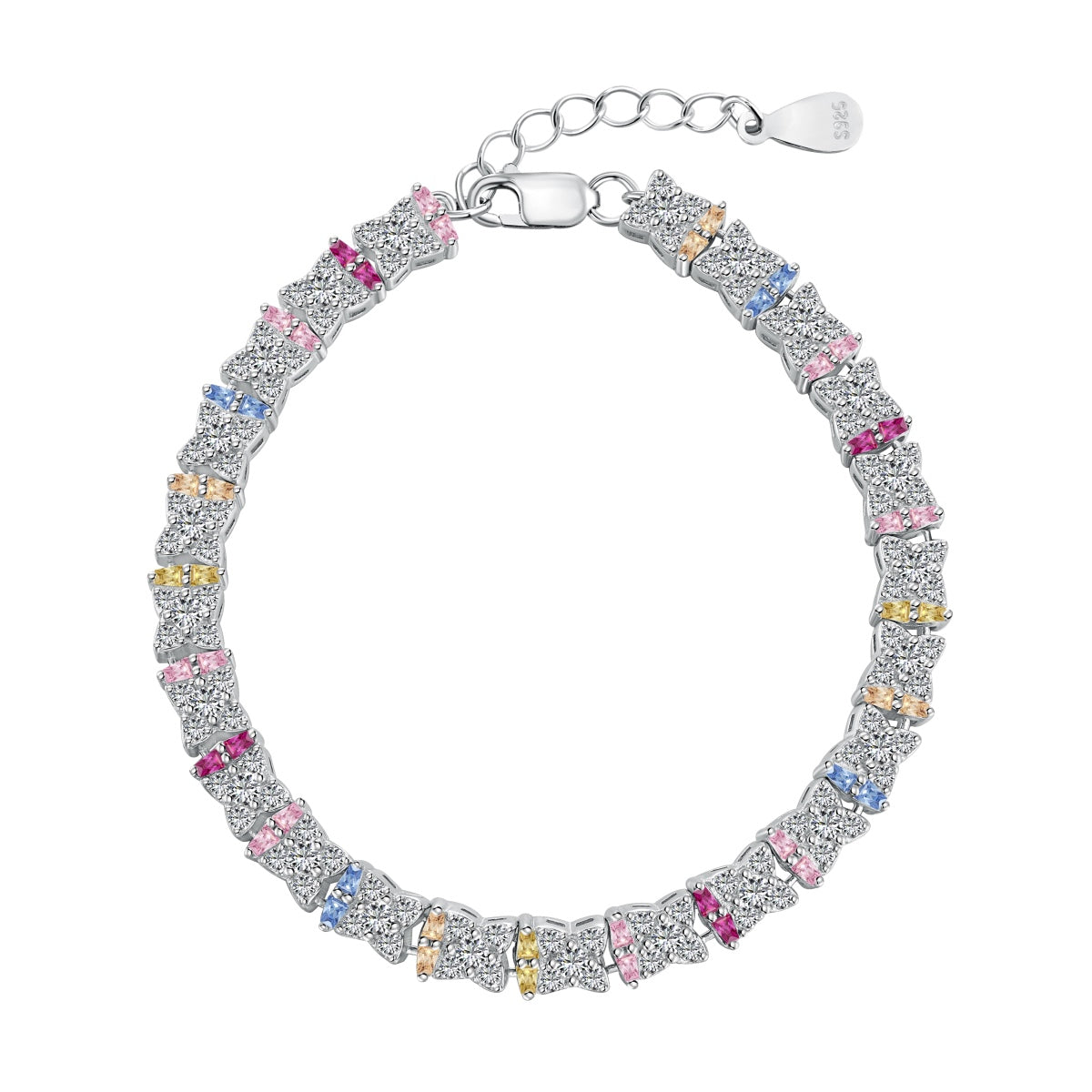 [Amore]Unique Colorful Flower Shape Daily Bracelet