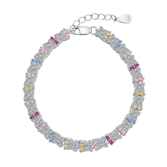 [Amore]Unique Colorful Flower Shape Daily Bracelet