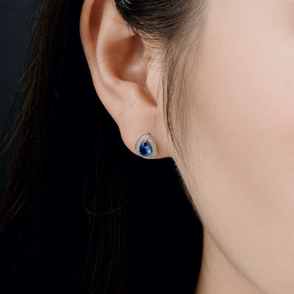 [Amore]Luxurious Water Drop Shape Earrings