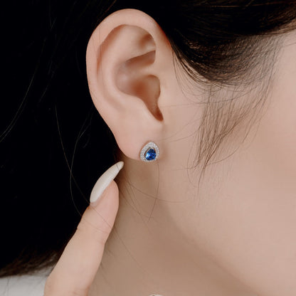 [Amore]Luxurious Water Drop Shape Earrings