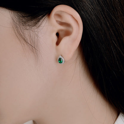 [Amore]Luxurious Water Drop Shape Earrings