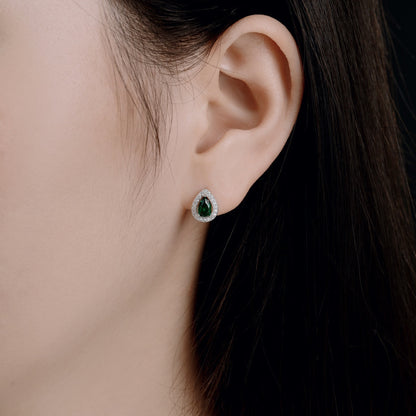 [Amore]Luxurious Water Drop Shape Earrings