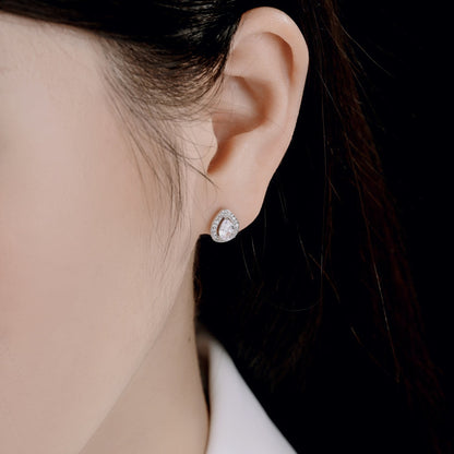 [Amore]Luxurious Water Drop Shape Earrings