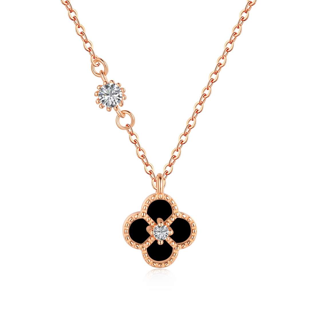 [Amore]Delicate Flower Shape Necklace