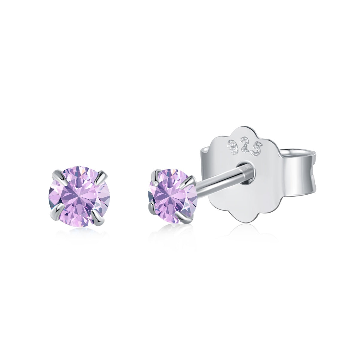 [Amore]Delicate Solitaire Earrings