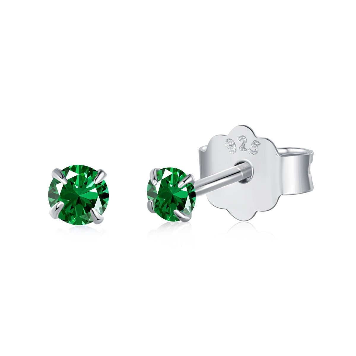 [Amore]Delicate Solitaire Earrings