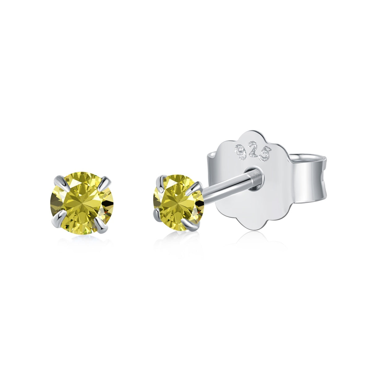 [Amore]Delicate Solitaire Earrings