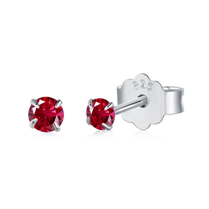 [Amore]Delicate Solitaire Earrings