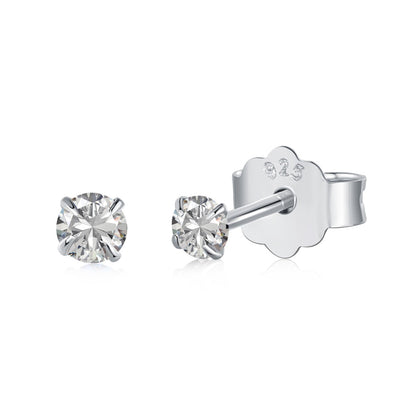 [Amore]Delicate Solitaire Earrings