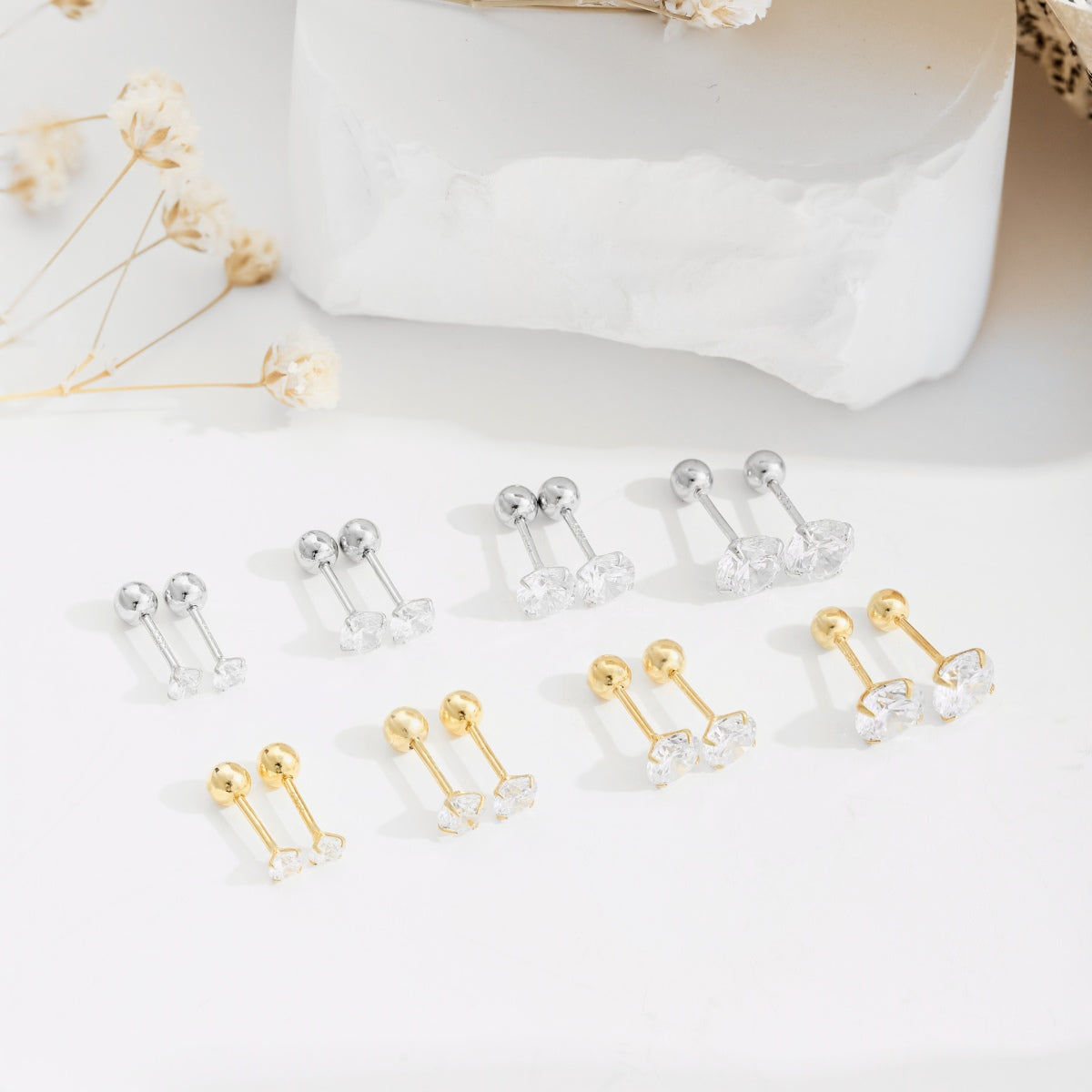 [Amore]Unique U-Shaped Ear Bone Earrings