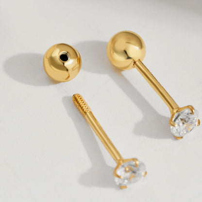 [Amore]Unique U-Shaped Ear Bone Earrings