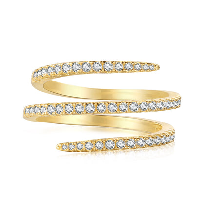 [Amore]Unique Vibrant Entangle Daily Ring