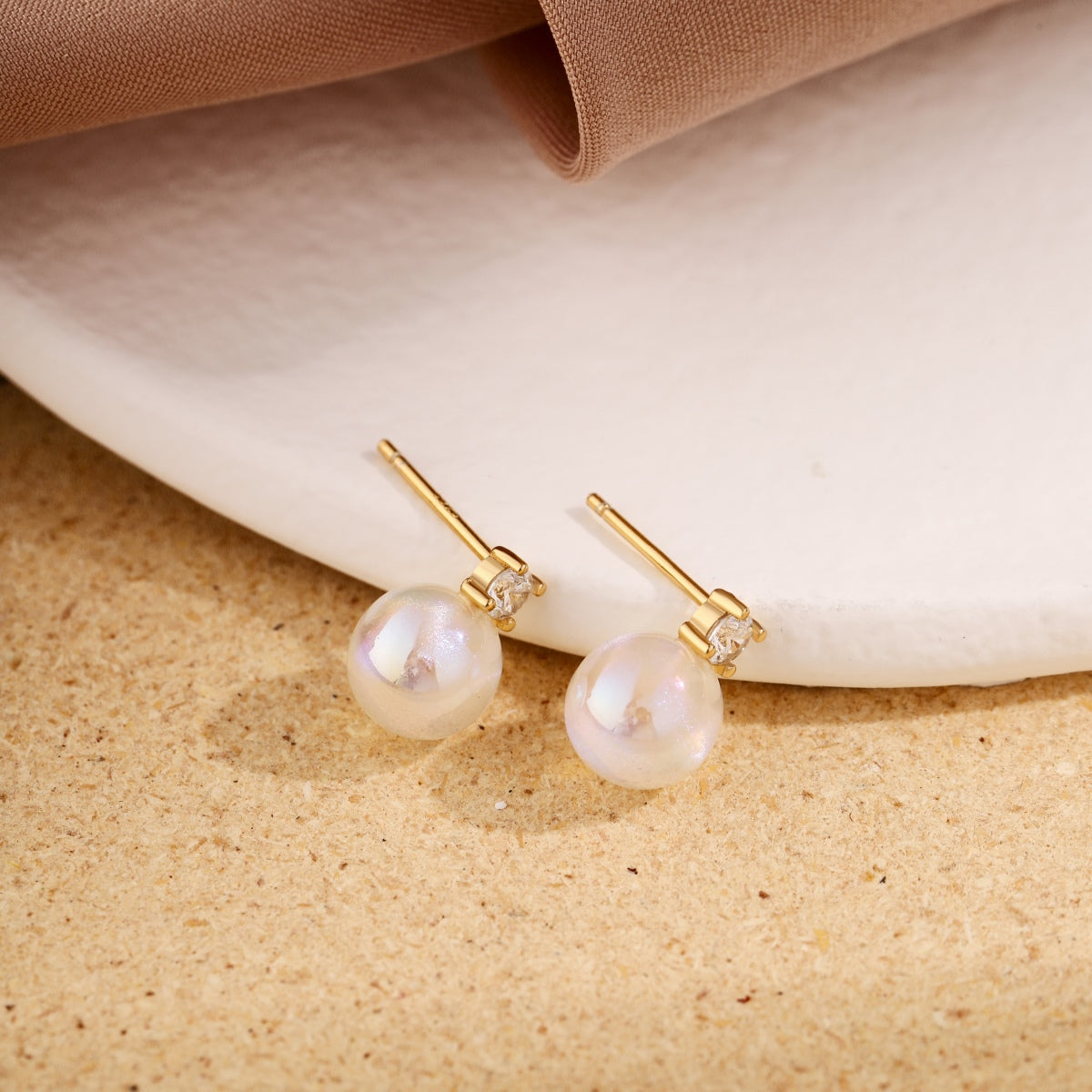 [Amore]Symphony Mermaid Pearl Earrings