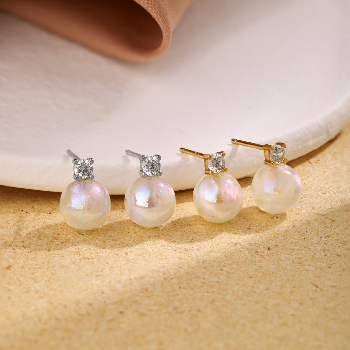 [Amore]Symphony Mermaid Pearl Earrings