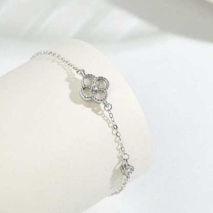 [Amore]Delicate Four Leaf Clover Bracelet