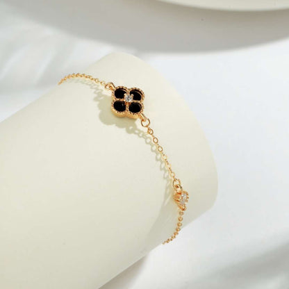 [Amore]Delicate Four Leaf Clover Bracelet