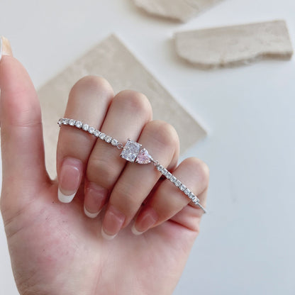 [Amore]Dazzling Unique Multi Shape Lover Bracelet