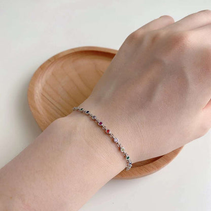 [Amore]Colorful Bead Array Bracelet