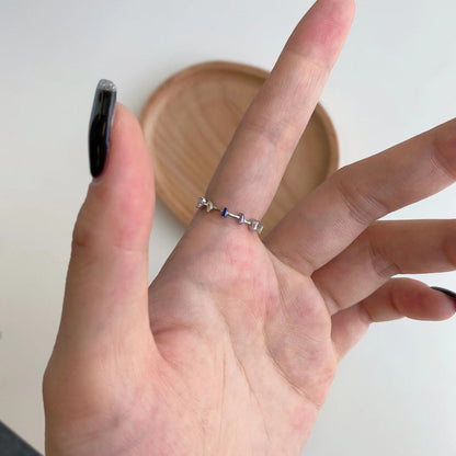 [Amore]Unique Trapezoid Cut Daily Ring