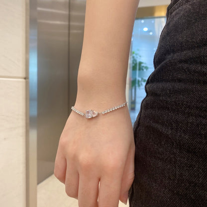 [Amore]Dazzling Unique Multi Shape Lover Bracelet