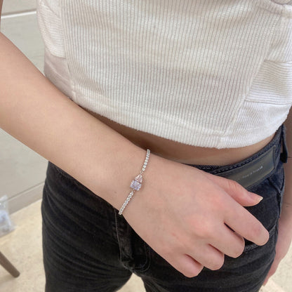 [Amore]Dazzling Unique Multi Shape Lover Bracelet