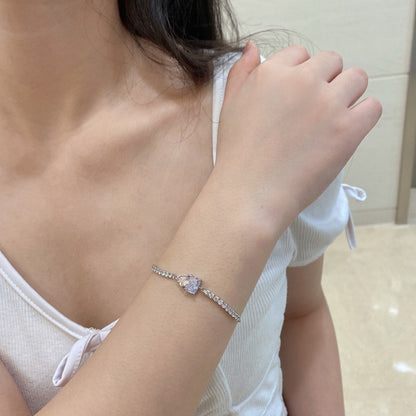 [Amore]Dazzling Unique Multi Shape Lover Bracelet