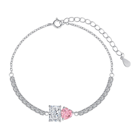 [Amore]Dazzling Unique Multi Shape Lover Bracelet