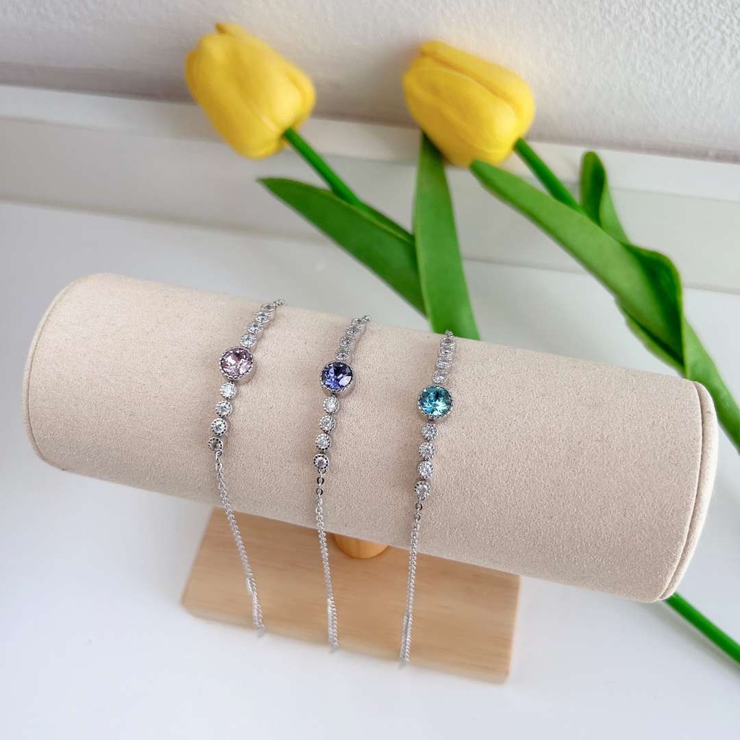 [Amore]Luxurious Heart Of The Ocean Bracelet