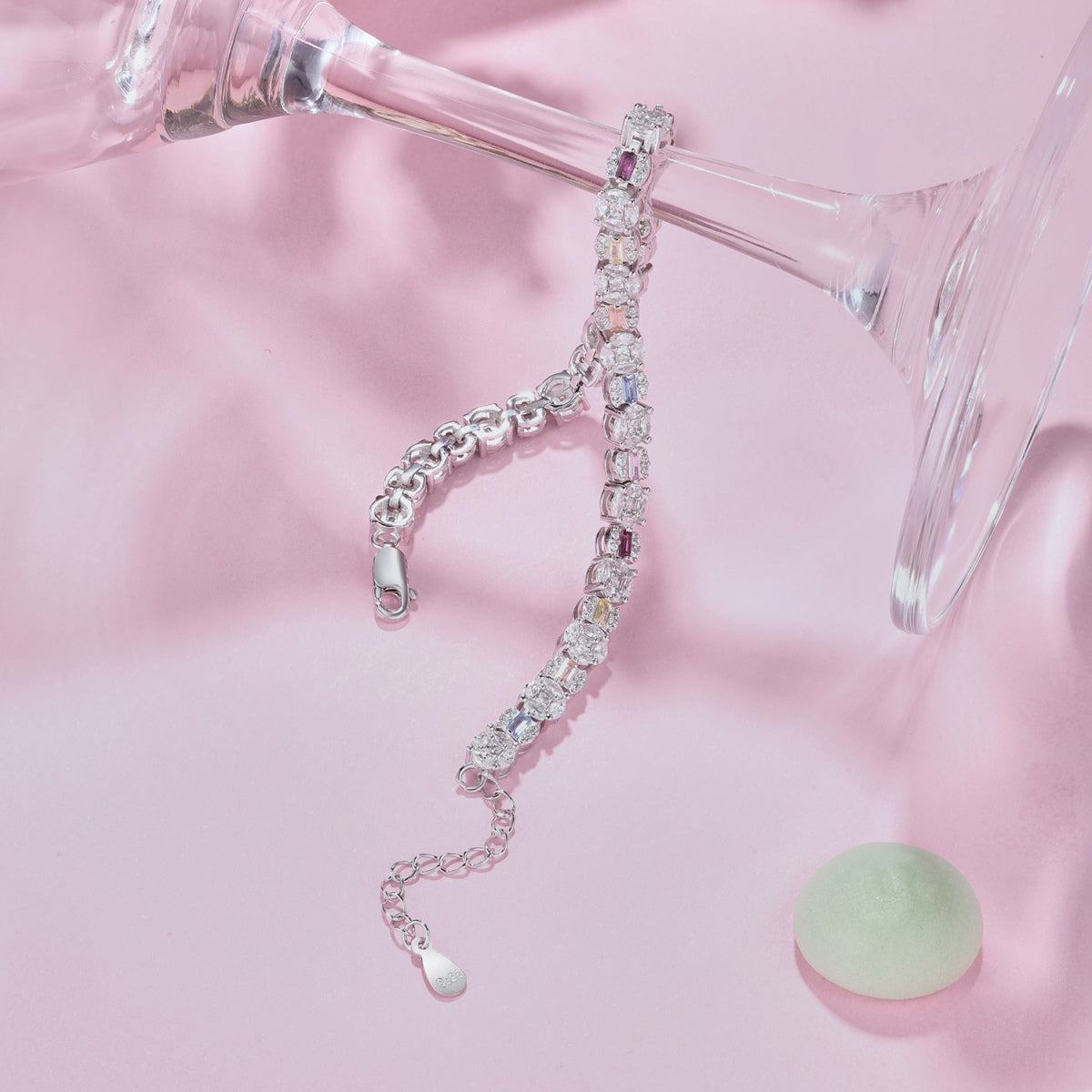 [Amore]Dazzling Radiant Multi Cut Daily Bracelet