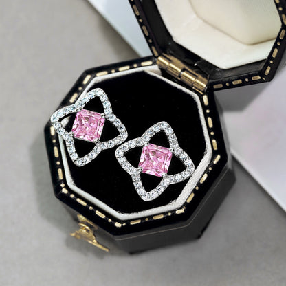 [Amore]Elegant Star Shape Princess Cut Daily Earrings