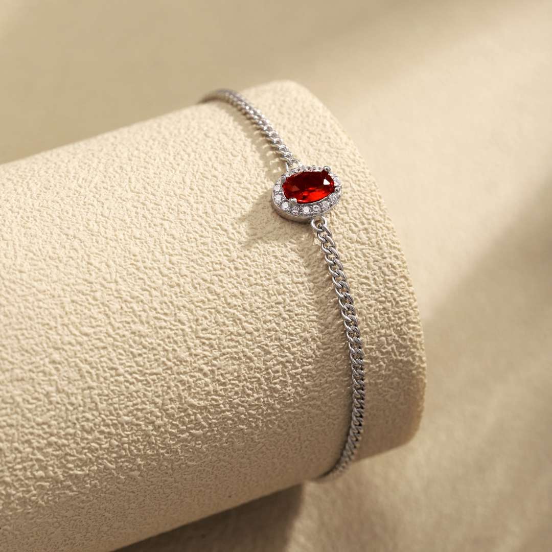 [Amore]Exquisite Oval Shape Bracelet
