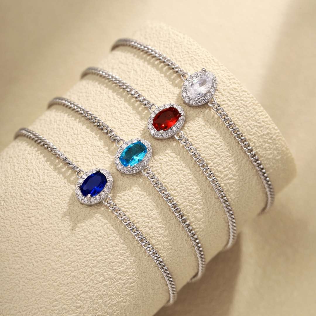 [Amore]Exquisite Oval Shape Bracelet