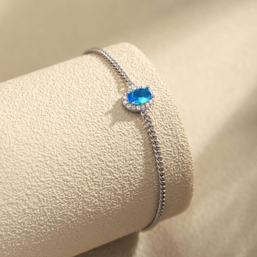 [Amore]Exquisite Oval Shape Bracelet