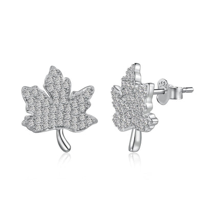 [Amore]Exquisite Maple Leaf Design Earrings