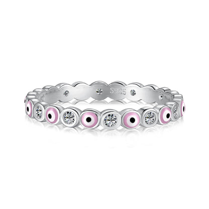 [Amore]Sparkling Vibrant Round Shape Daily Ring