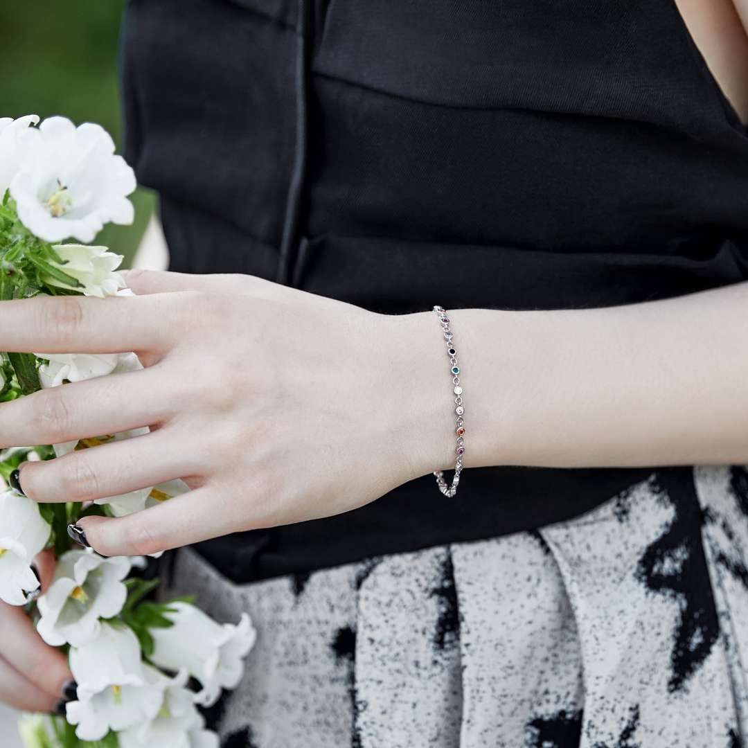 [Amore]Colorful Bead Array Bracelet