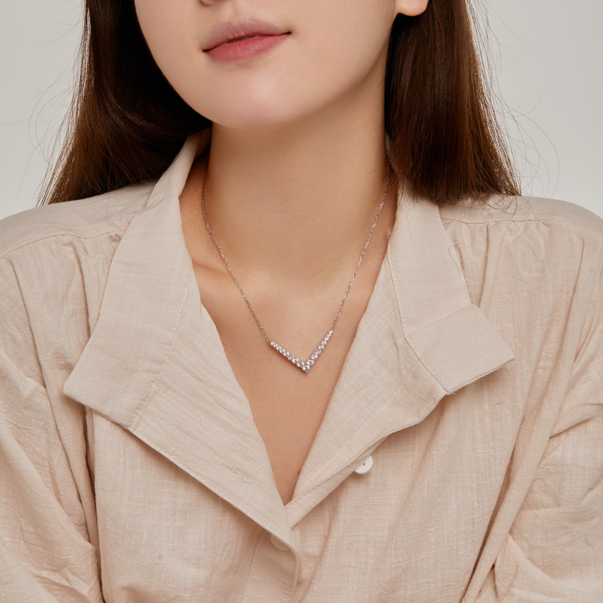 [Amore]Ornate Round Cut Necklace