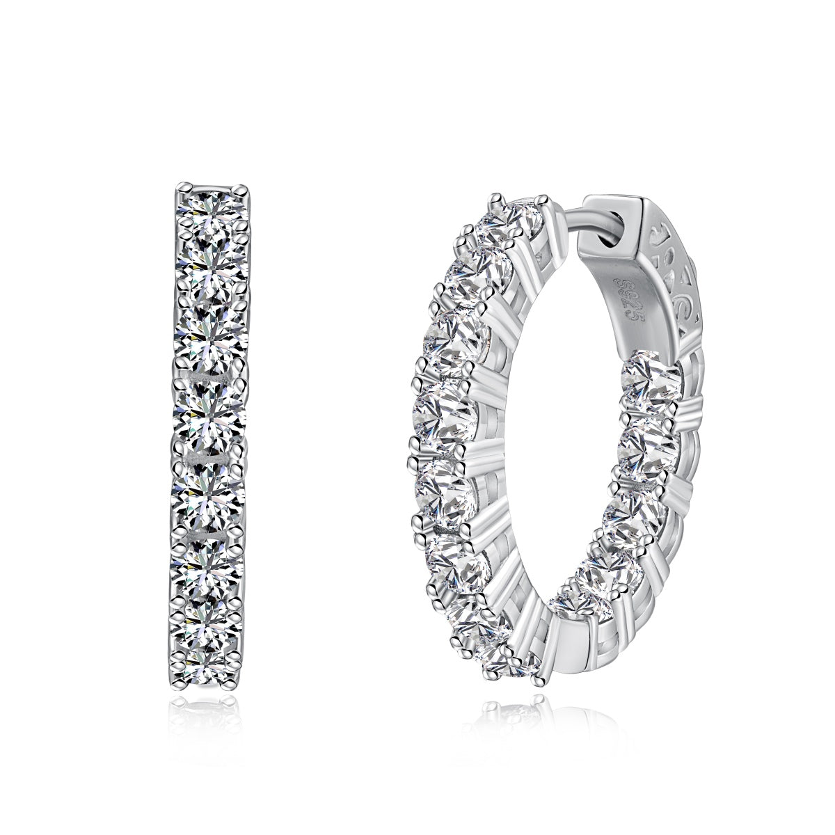 [Amore]Unique Round Cut Daily Earrings