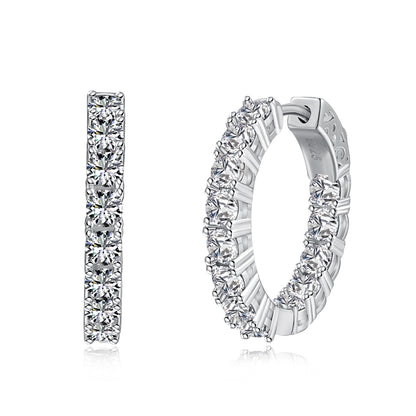 [Amore]Unique Round Cut Daily Earrings