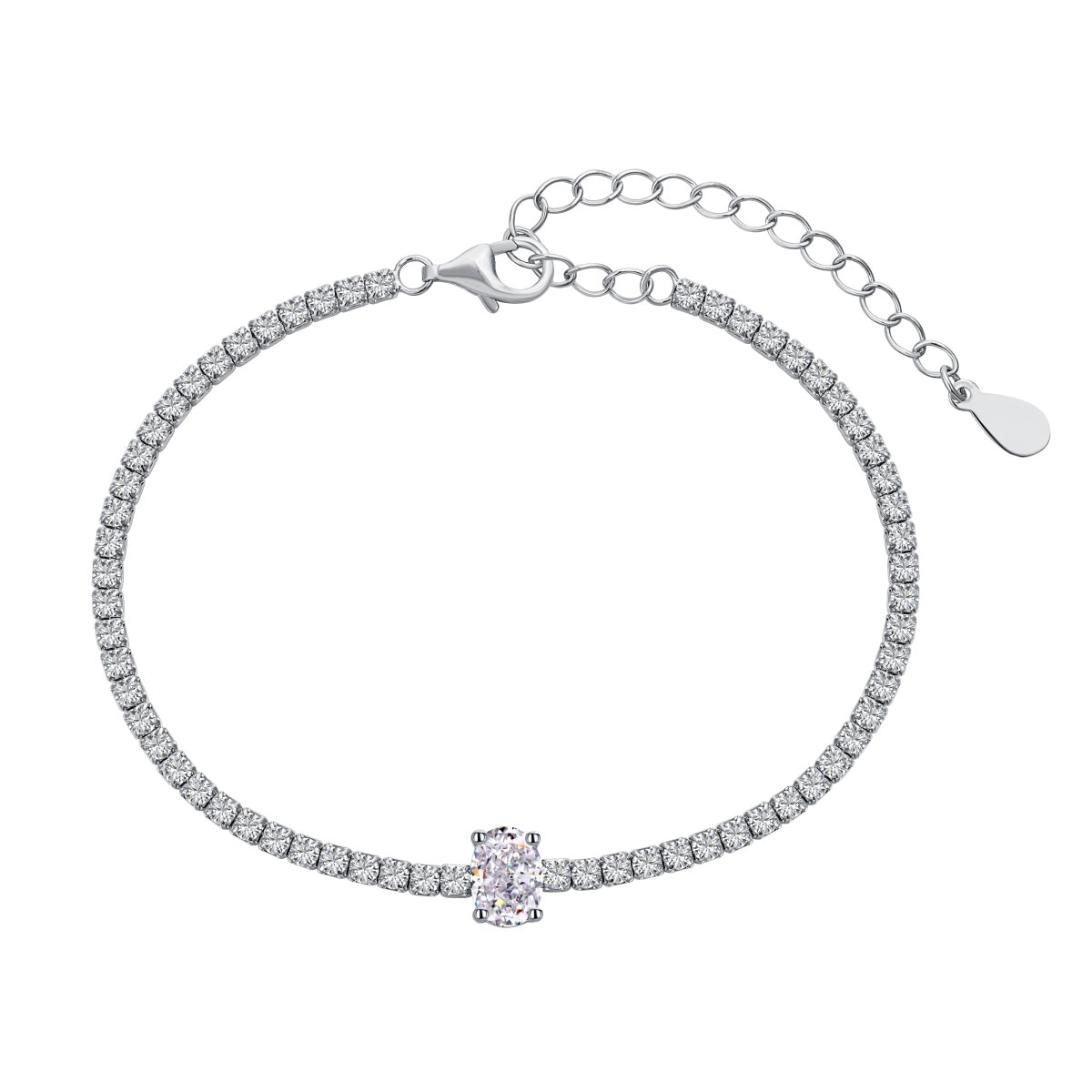 [Amore]0.75 Carat Exquisite Oval Cut Daily Bracelet