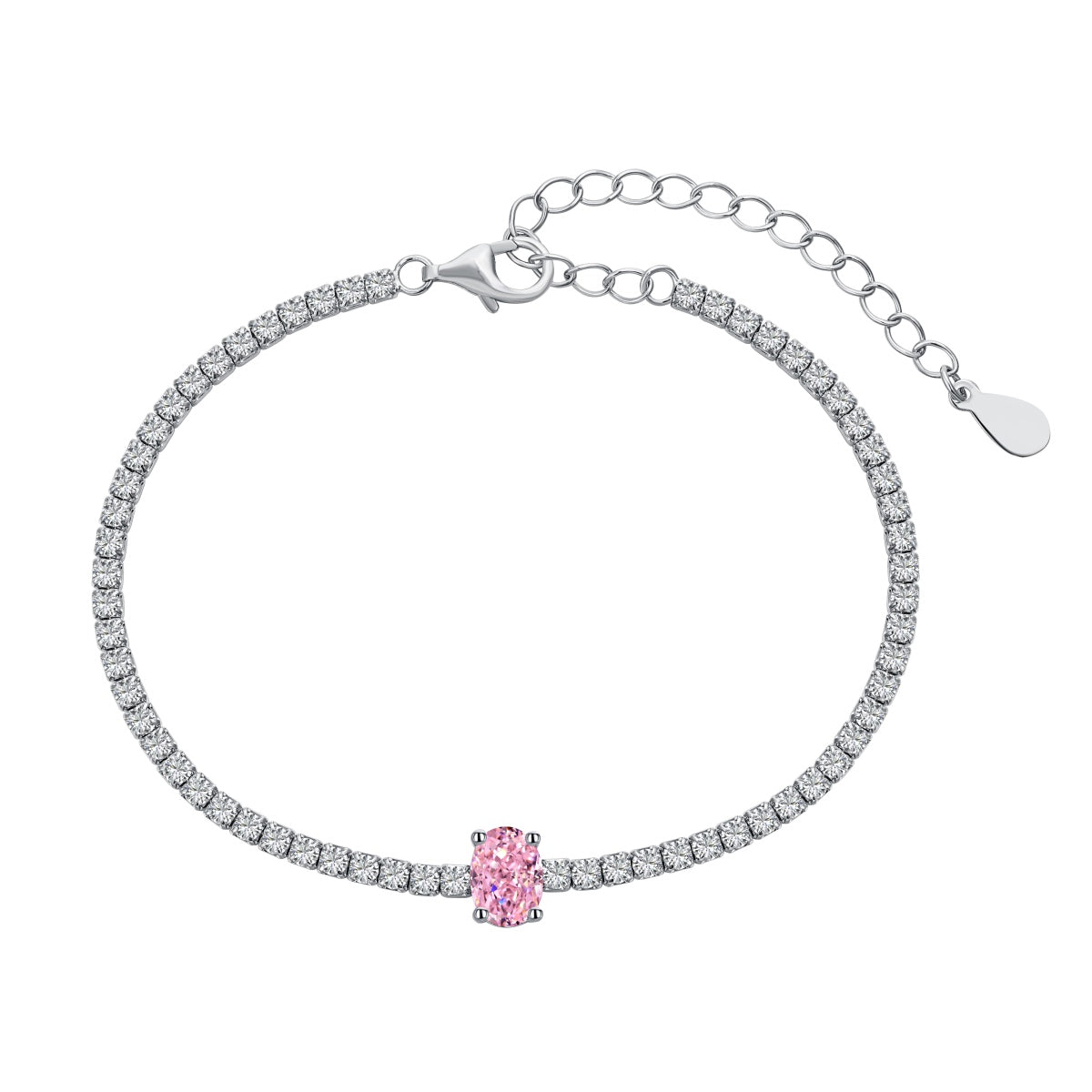 [Amore]0.75 Carat Exquisite Oval Cut Daily Bracelet