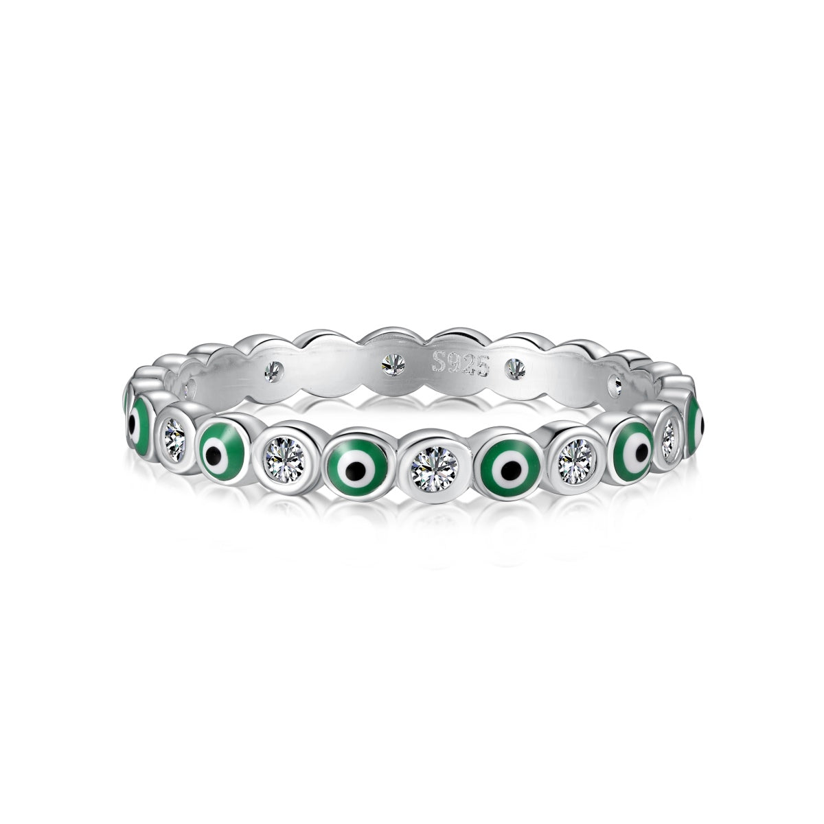 [Amore]Sparkling Vibrant Round Shape Daily Ring