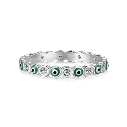 [Amore]Sparkling Vibrant Round Shape Daily Ring