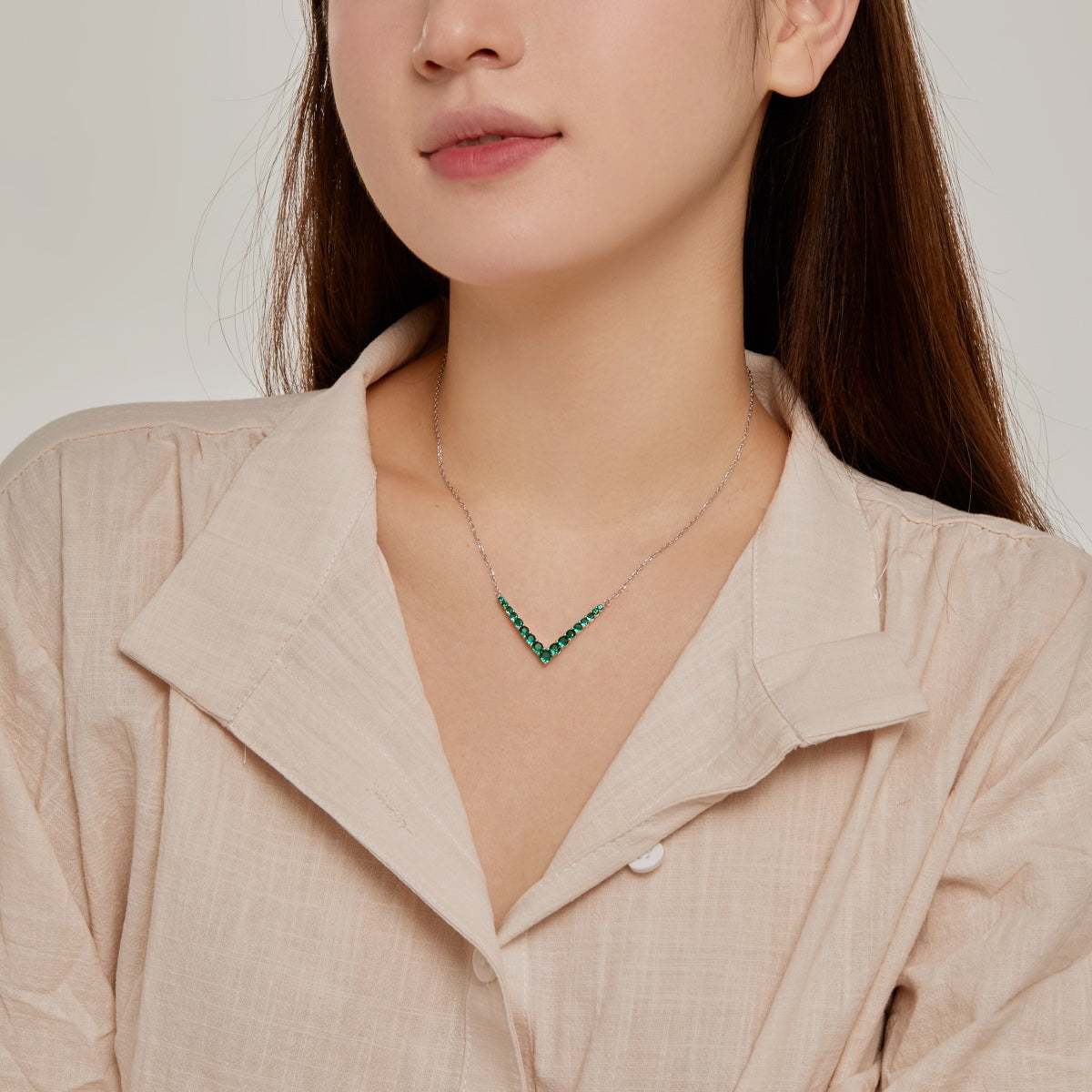 [Amore]Ornate Round Cut Necklace