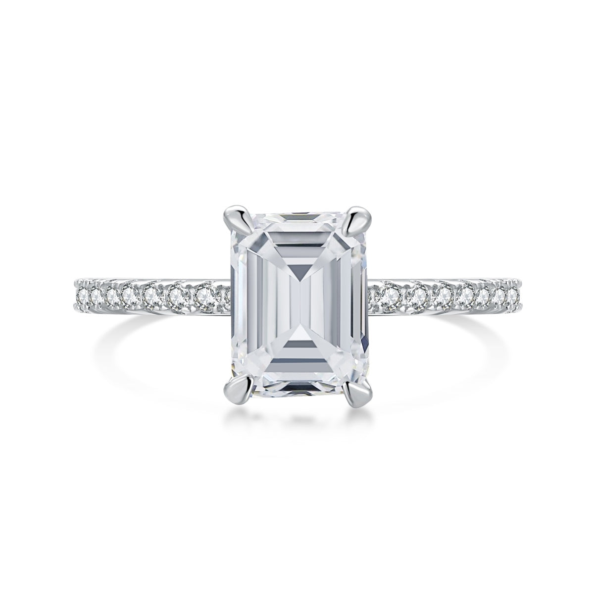 [Amore]2.0 Carat Scintillating Ornate Radiant Cut Party Ring