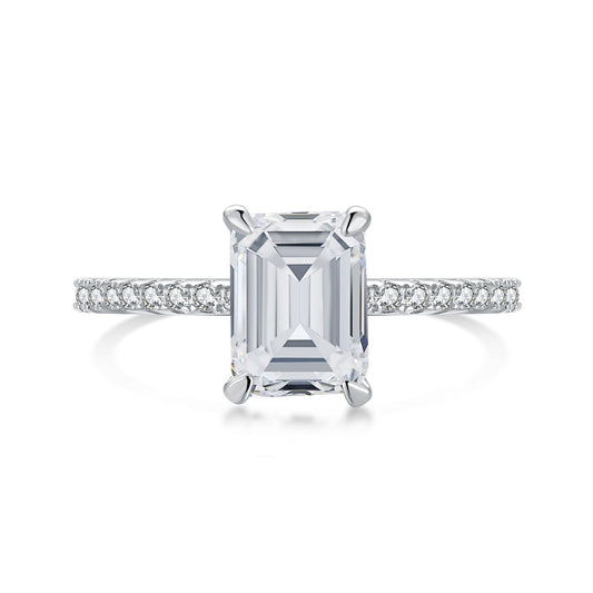 [Amore]2.0 Carat Scintillating Ornate Radiant Cut Party Ring