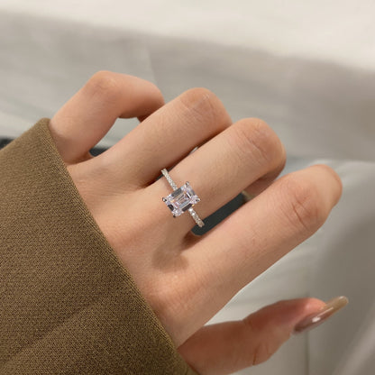 [Amore]2.0 Carat Scintillating Ornate Radiant Cut Party Ring