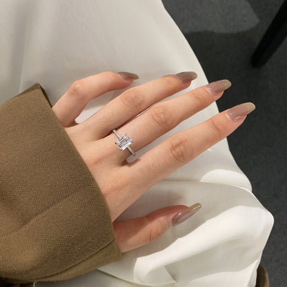 [Amore]2.0 Carat Scintillating Ornate Radiant Cut Party Ring