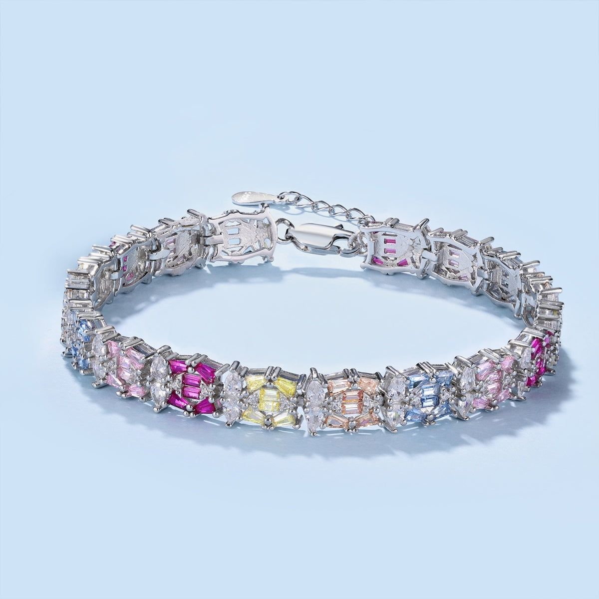 [Amore]Delicate Colorful Multi Cut Party Bracelet